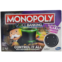 Monopoly Voice Banking - Elektronisches Brettspiel - Englische Version (1810 A2)