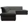 DOMO collection Ecksofa DOMO COLLECTION "MORIC 273x216 cm, L-Form, auch in Cord", grau, B:273cm H:80cm T:216cm, 100% Polyester, Sofas, Ecksofa, wahlweise mit Bettfunktion und Armlehnenverstellung, auch in Cord
