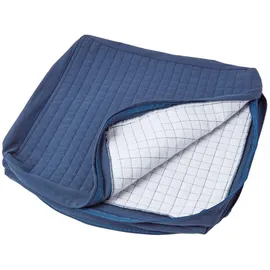 Homescapes Sitzkissen 150 x 50 x 10 cm blau 1 St.