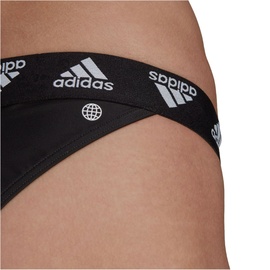 adidas Neckholder Bikini schwarz-weiß