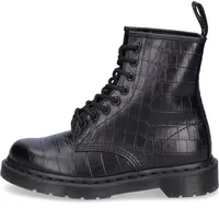 Dr. Martens 1460 Croco 8 Eye Boot Black New Vibrance Croco in schwarz | Schwarz