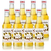 8x Monin Haselnuss / Noisette Sirup, 250 ml Flasche