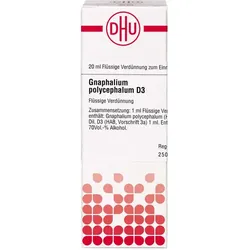 GNAPHALIUM POLYCEPHALUM D 3 Dilution 20 ml