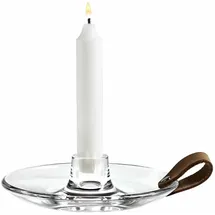 Holmegaard Kerzenständer Design with Light Glas Transparent