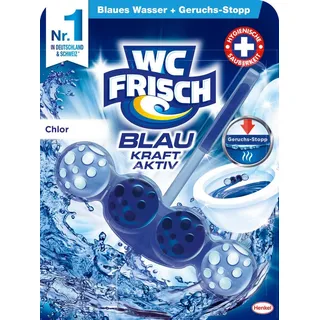 WC-Frisch WC-Reiniger Duftspüler Blau Kraft Aktiv Chlor 50 g