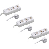 Meister Steckdosenleiste 3-fach - 3er Set - 3 m Kabel - weiß - IP20 Innenbereich / Steckerleiste / Mehrfachsteckdose / Tischsteckdose / Tido 3-Fach / 7430800