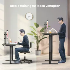 onkron de Schreibtisch 140x60 cm schwarz