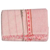 David Fussenegger Kinder Sommertuch Nizza 2er Set 'Herzen' 90 x 150 cm Altrosa