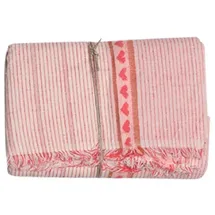 David Fussenegger Kinder Sommertuch Nizza 2er Set 'Herzen' 90 x 150 cm Altrosa