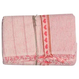 David Fussenegger Kinder Sommertuch Nizza 2er Set 'Herzen' 90 x 150 cm Altrosa