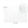 Relaxdays Bodenschutzmatte 75 x 120 cm Transparent