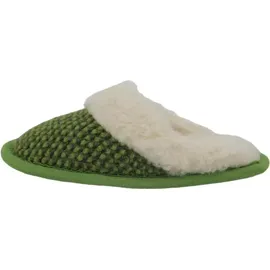 Hollert German Leather Fashion Pantoffeln Grün 37,5