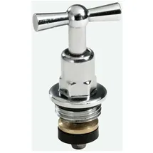 Schlösser Armaturen Schlösser Knebel Oberteil für Auslaufventil, 1/2", poliert verchromt