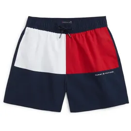 Tommy Hilfiger Medium Drawstring Badeshorts Blau 152/158