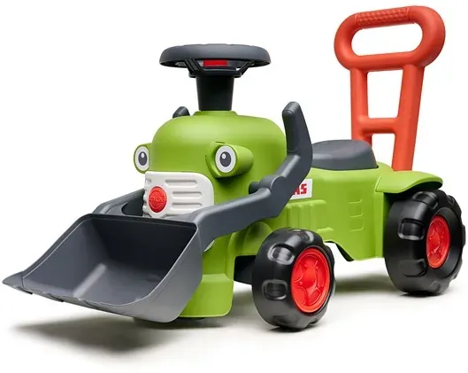 Traktor mit Lenkrad, Hupe und Schiebegriff Claas Vintage