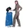 Proregal Müllsackständer 120 l Blau