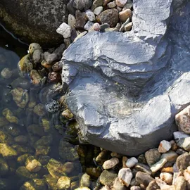 esotec Bachlaufschalen-Set 2-teilig mit Solarpumpe für Gartenteich 101308