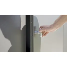 Biohort Terrassenschrank Romeo 181 cm x 132 cm x 57 cm Dunkelgrau-Metallic