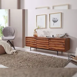 KADIMA DESIGN HiFi Lowboard WL5.636 Massivholz Landhaus TV Kommode | Gr.: onesize