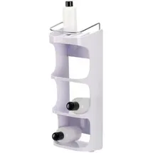 Joseph Joseph JosephJoseph Duschablage Capsule Compact, weiß, mit Saugnapf, Duschregal, Kunststoff, 12,5 x 45 cm