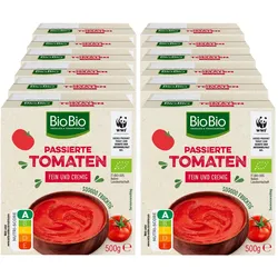 BioBio Passierte Tomaten 500 g, 12er Pack