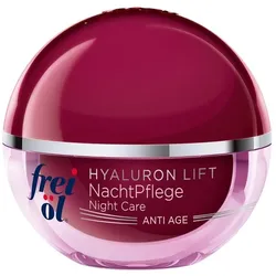 Frei Öl® frei öl ANTI AGE HYALURON LIFT NachtPflege Anti-Aging-Gesichtspflege 50 ml 