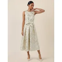 Apart Brautkleid mit schimmerndem Strukturmuster goldfarben 34