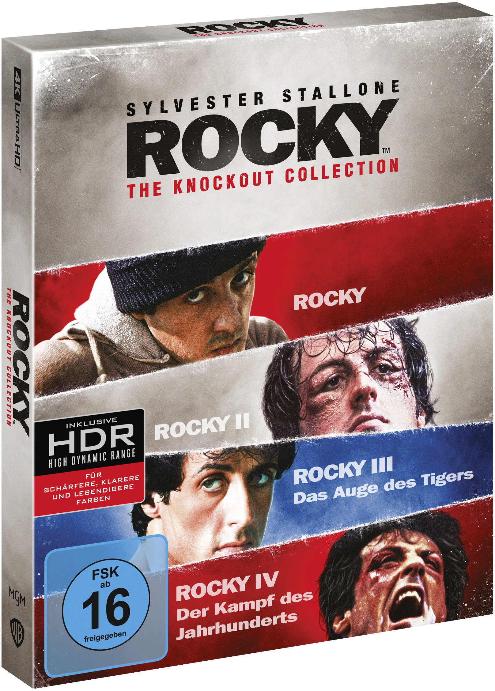 Rocky 1-4 - The Knockout Collection (4K Ultra Hd)