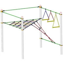 huck seilspielgeräte Vario-Kletterpark Einzelelement ""Viereck""