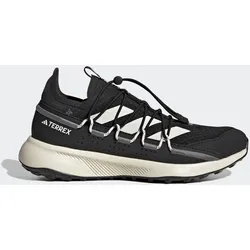 Wanderschuh ADIDAS TERREX "TERREX VOYAGER 21 TRAVEL", Gr. 39, schwarz-weiß (core schwarz, chalk weiß, grau five), Textil, Synthetik, sportlich, Schuhe