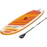 BESTWAY Hydro-Force SUP Allround Board-Set Aqua Journey 274 x 76 x 12 cm orange/weiß