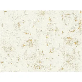 A.S. Création Vliestapete Used Look 10,05 m x 0,53 m 230775 goldfarben
