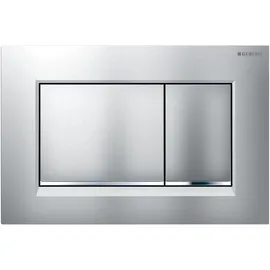 Geberit Sigma30 Betätigungsplatte für 2-Mengen-Spülung mattchrom-lackiert/hochglanz-verchromt 115.883.JQ.1