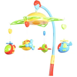 Moni Musikmobile 81005, drehbares Mobile, mit Spielzeug, Musik- u. Lichtfunktion