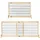 PawHut Hunde Absperrgitter Holz verstellbar 104-183 x 36 x 69 cm Braun