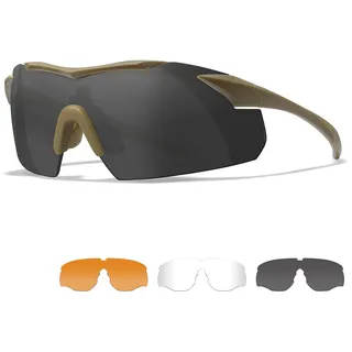 Wiley X │ WX Vapor | Sportsbrille Herren | Schutzbrille Sonnenbrille │ Taktische Militärische Airsoft Brille │ Laufbrille Radfahren Fahrt Wandern Fischen Outdoor MTB Brille - S-XXL