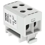 MOREK Verteilerblock f. Al/Cu geeignet 4x2,5-35mm2 grau 1pol. 1000V AC/DC Klemme isoliert OTL 35-2 MAA2035A10