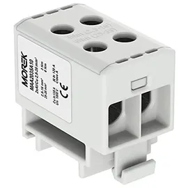 MOREK Verteilerblock f. Al/Cu geeignet 4x2,5-35mm2 grau 1pol. 1000V AC/DC Klemme isoliert OTL 35-2 MAA2035A10
