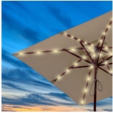 BestLivings Solar Lichterkette für Sonnenschirm, Ampelschirm Beleuchtung outdoor, 112 LED warmweiß mit 2 Modi, Gartenleuchte für Pavilion