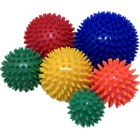 Rehaforum Igelball-Set 6 | Blau, Rot, Orange, Gelb, 2 x Grün