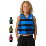 MESLE Schwimmweste Kinder Sportsman, leichte 50N Schwimmhilfe für Mädchen & Jungs, Auftriebsweste für SUP, Kajak, Wakeboard, Wasserski, Schwimmweste Kinder 7-10 Jahre