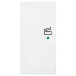 Wippe 2-fach links, mit Symbol " Szene"  für Busch-free@home® Busch-balance® SI  (alpinweiß)
