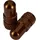 Deity Components Presta Ventilkappen Bronze - CNC-gefrästes 6061 T6 Aluminium, gerändelter Grip, Paar