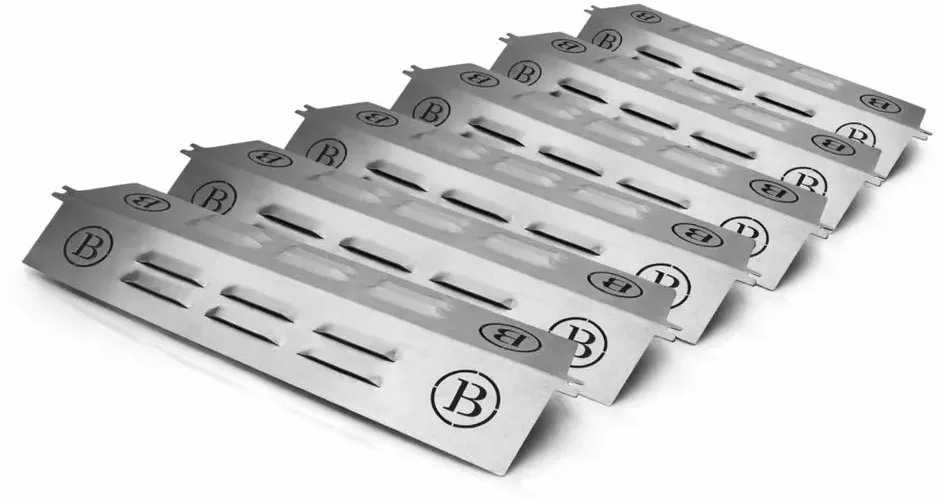 Flammschutzbleche | V4A Edelstahl | Broil King Regal & Imperial | 5er Pack