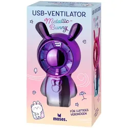 Moses USB-Ventilator Metallic-Bunny, sortiert