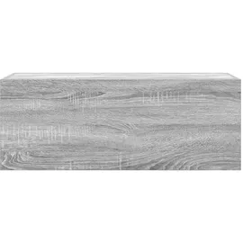 vidaXL Bad-Wandschrank 80 x 25 x 30 cm Grau