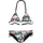 Chiemsee Triangel-Bikini schwarz 122/128