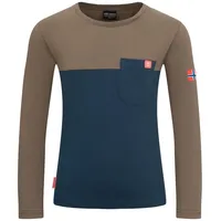 TROLLKIDS Longsleeve Bergen in mocca brown | Gr.: 104