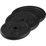 Energetics Hantelscheibe Guss 15 kg schwarz