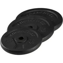 Energetics Hantelscheibe Guss 15 kg schwarz